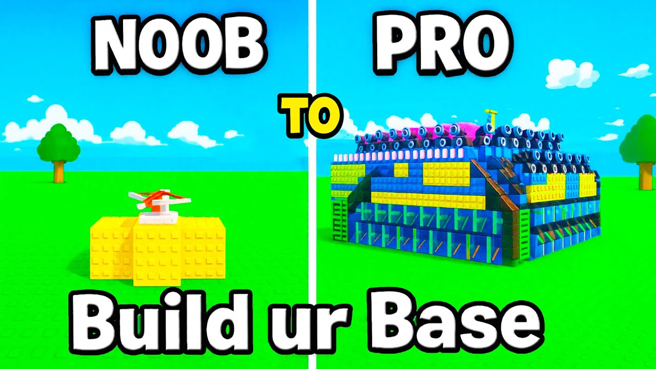 Roblox Build ur Base: Noob to Pro Base Evolution🔥