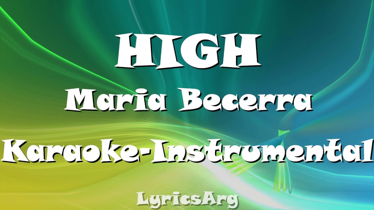 High - Maria Becerra | Karaoke - Instrumental