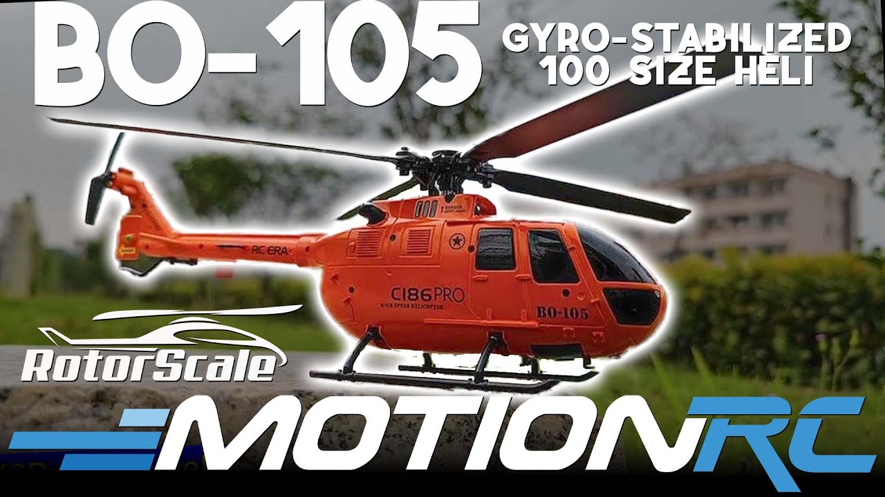 RotorScale BO-105 100 Size Gyro-Stabilized Helicopter | Motion RC