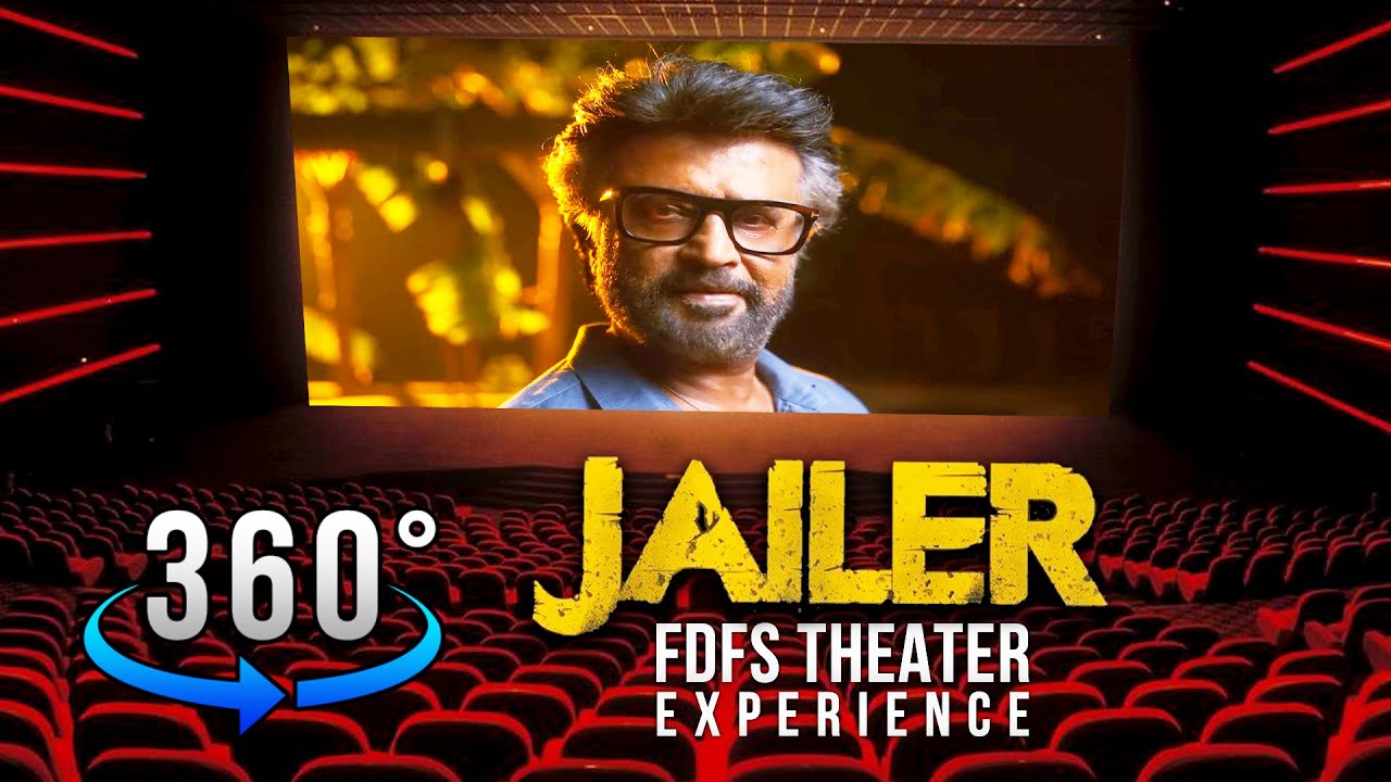 360° Video || JAILER || Super Star Rajinikanth || Theater Experience || Kindly Use 🎧 Earphones