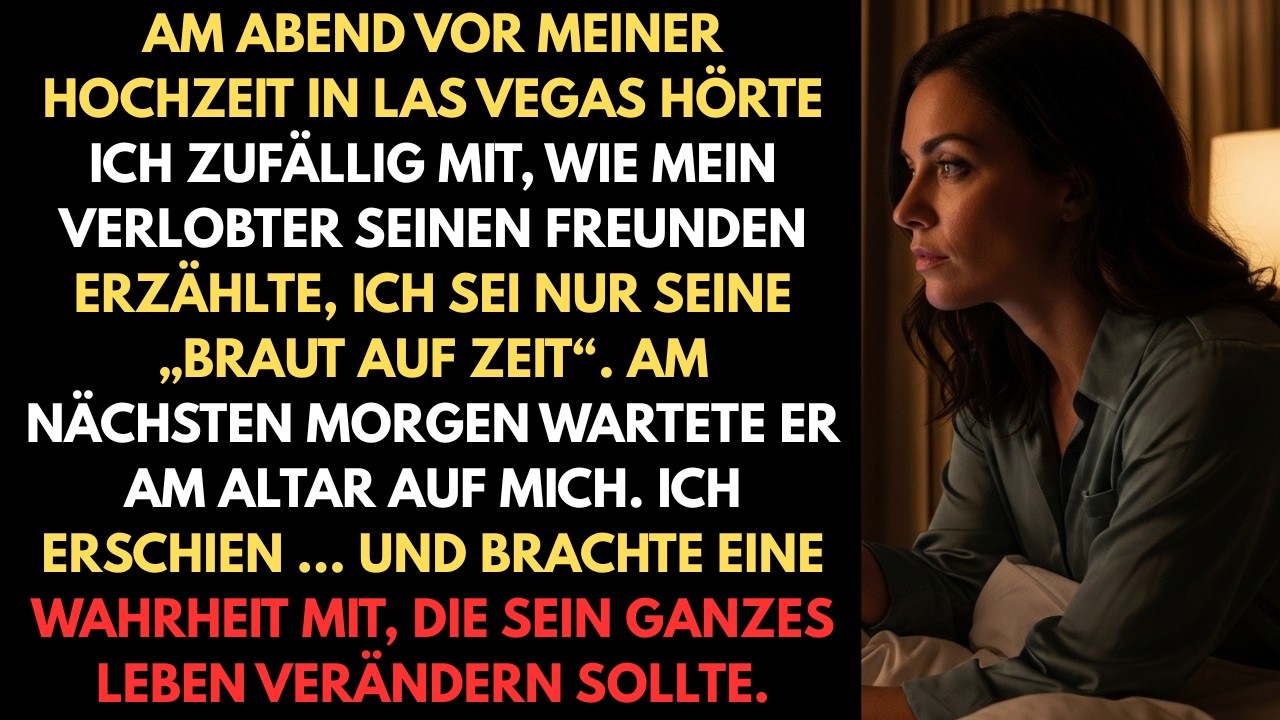 Mein Verlobter nannte mich vor unserer Hochzeit in Las Vegas eine „Braut auf Zeit“ – am Altar