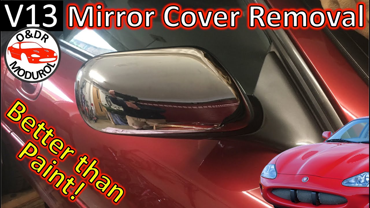 Jaguar XK8 Chrome Wing Mirror Cover Upgrade: How to Remove & Replace (Video V13) XKR X100 300 X308
