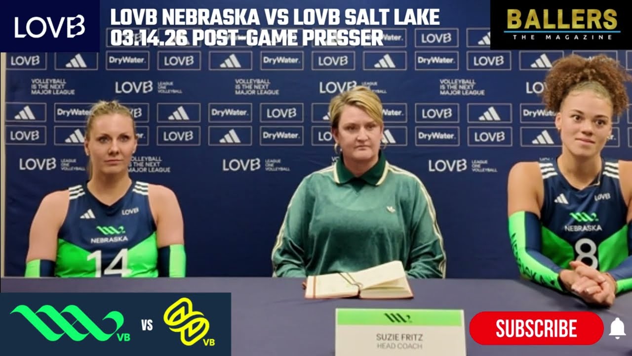 LOVB Nebraska: Послематчевая пресс-конференция против LOVB Salt Lake | Волейбольная лига One | 14...
