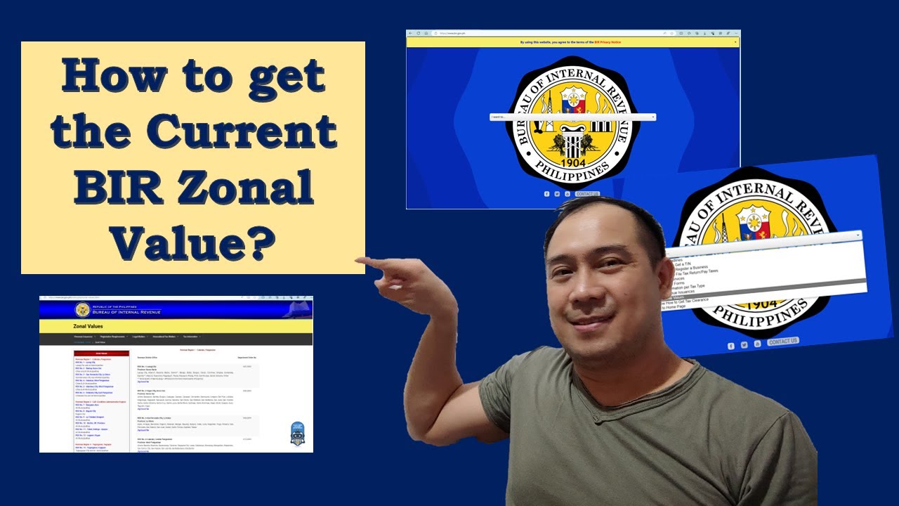 How to get the BIR Current Zonal Value of your Lot