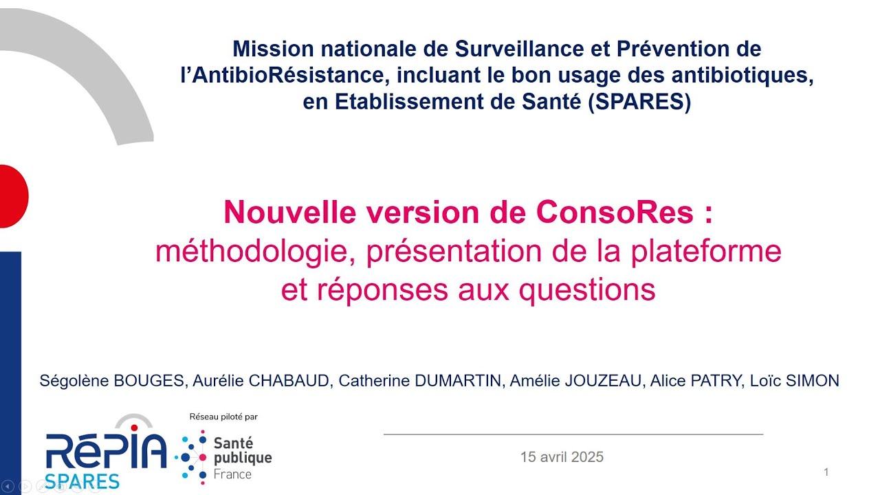 ConsoRes - webinaire de présentation de la nouvelle plateforme
