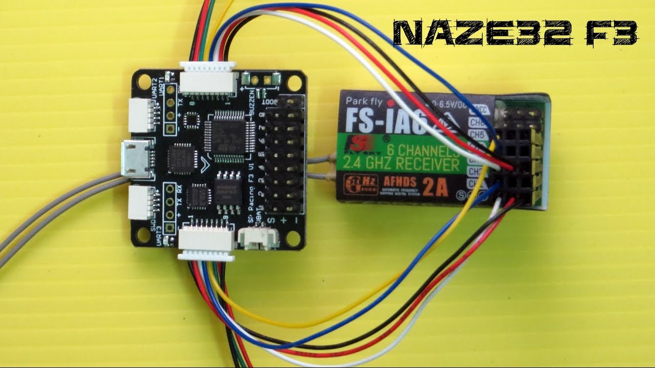 How To Connect Naze32 F3 with any 6 Channel Receiver