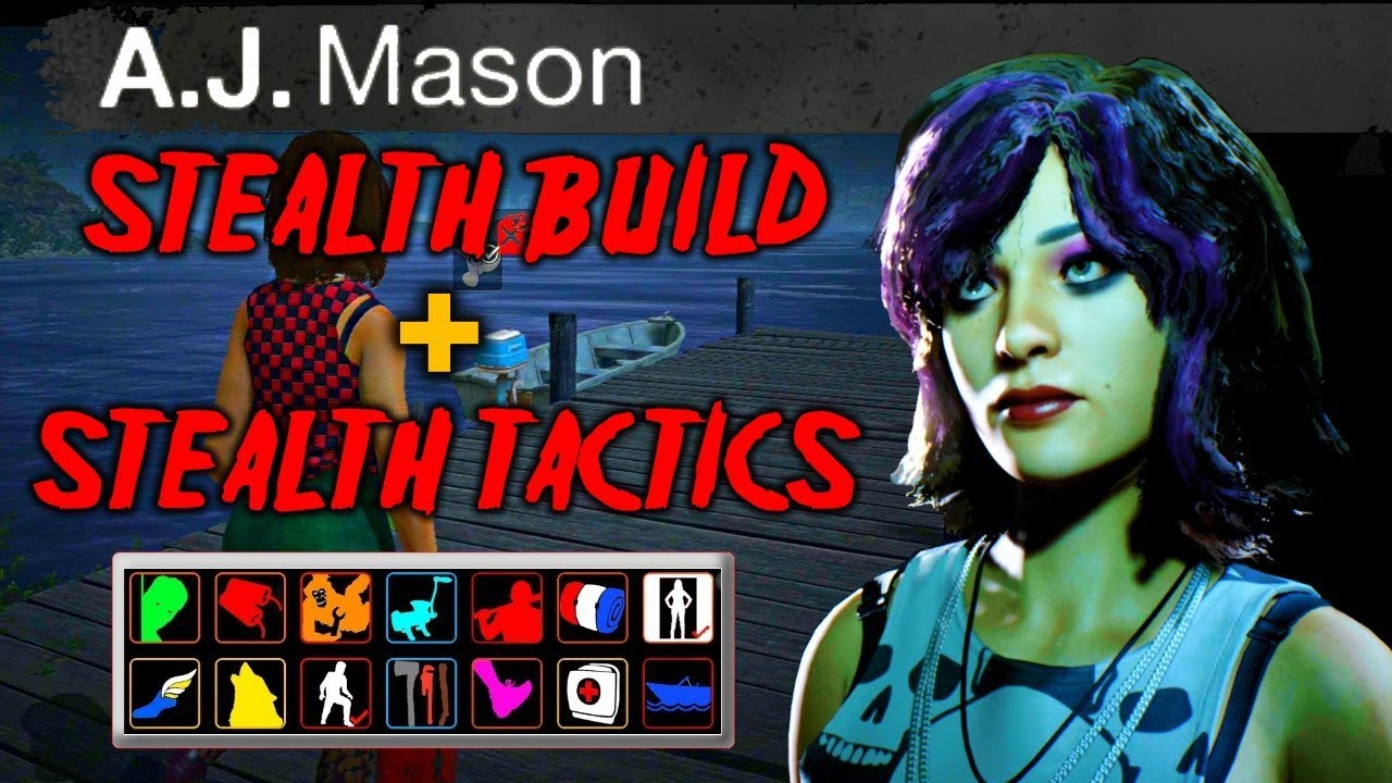 INVISIBILITY VS JASON | Stealth AJ Mason build with perks | Tips and Tricks Friday the 13th the game