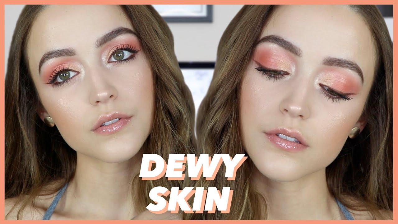 Chatty Get Ready | The Easiest Peachy Eye Look Ever + Fresh Dewy Skin