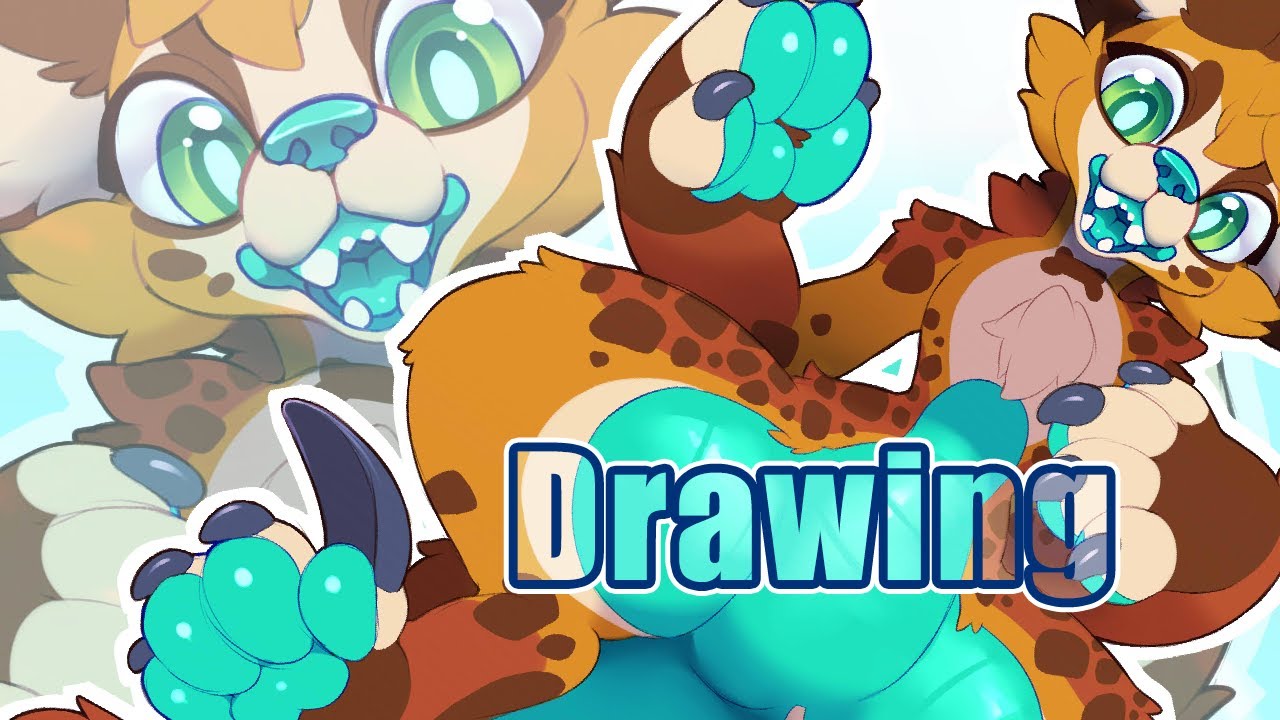 Nan Drawing Time Lapse | Anthro Furry Kemono