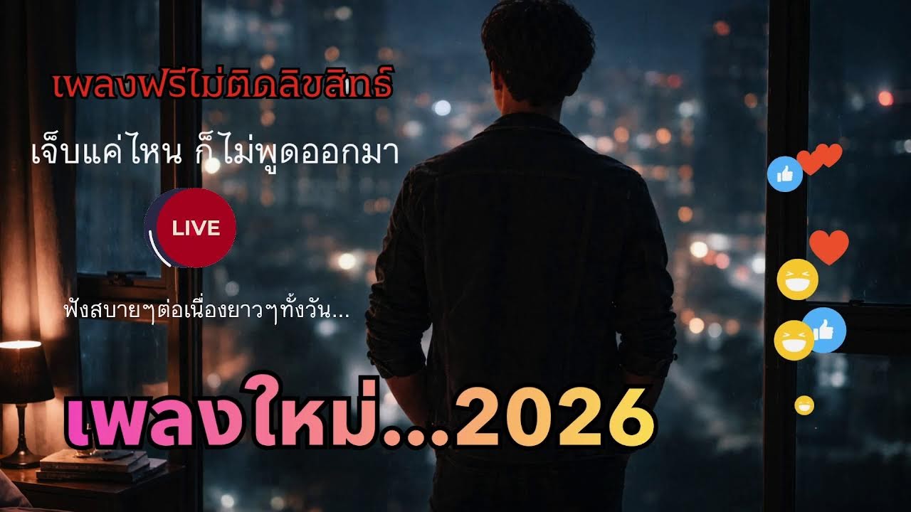 LIVEเจ็บแค่ไหน ก็ไม่พูดออกมา  ใหม่ 2026💔💔💔