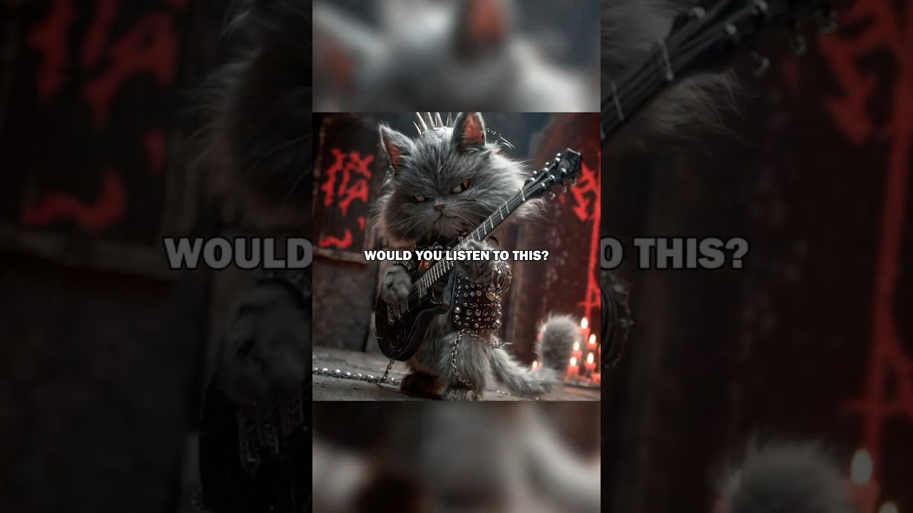 This metal band is made of cats 🐱🔥