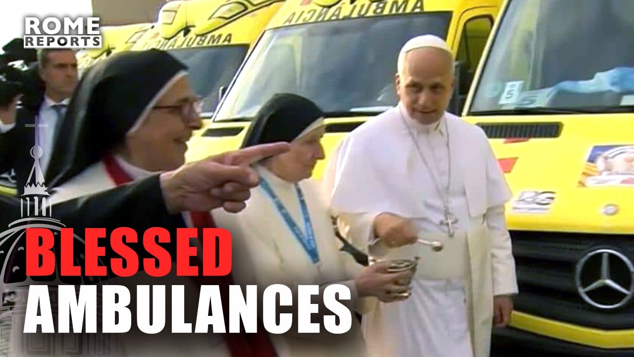 The Ambulances Blessed by Leo XIV That Will Deliver Humanitarian Aid to Ukraine