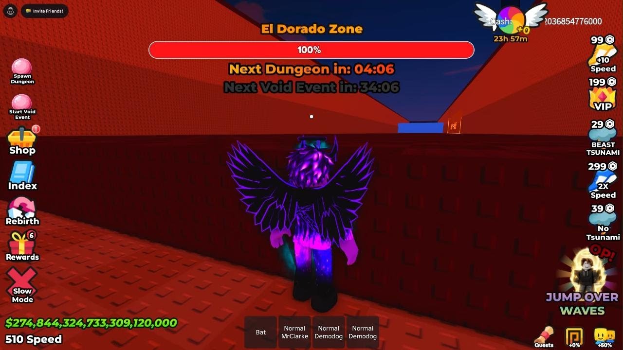 ROBLOX ESCAPE TSUNAMI FOR STRANGER THINGS..I got a stranger