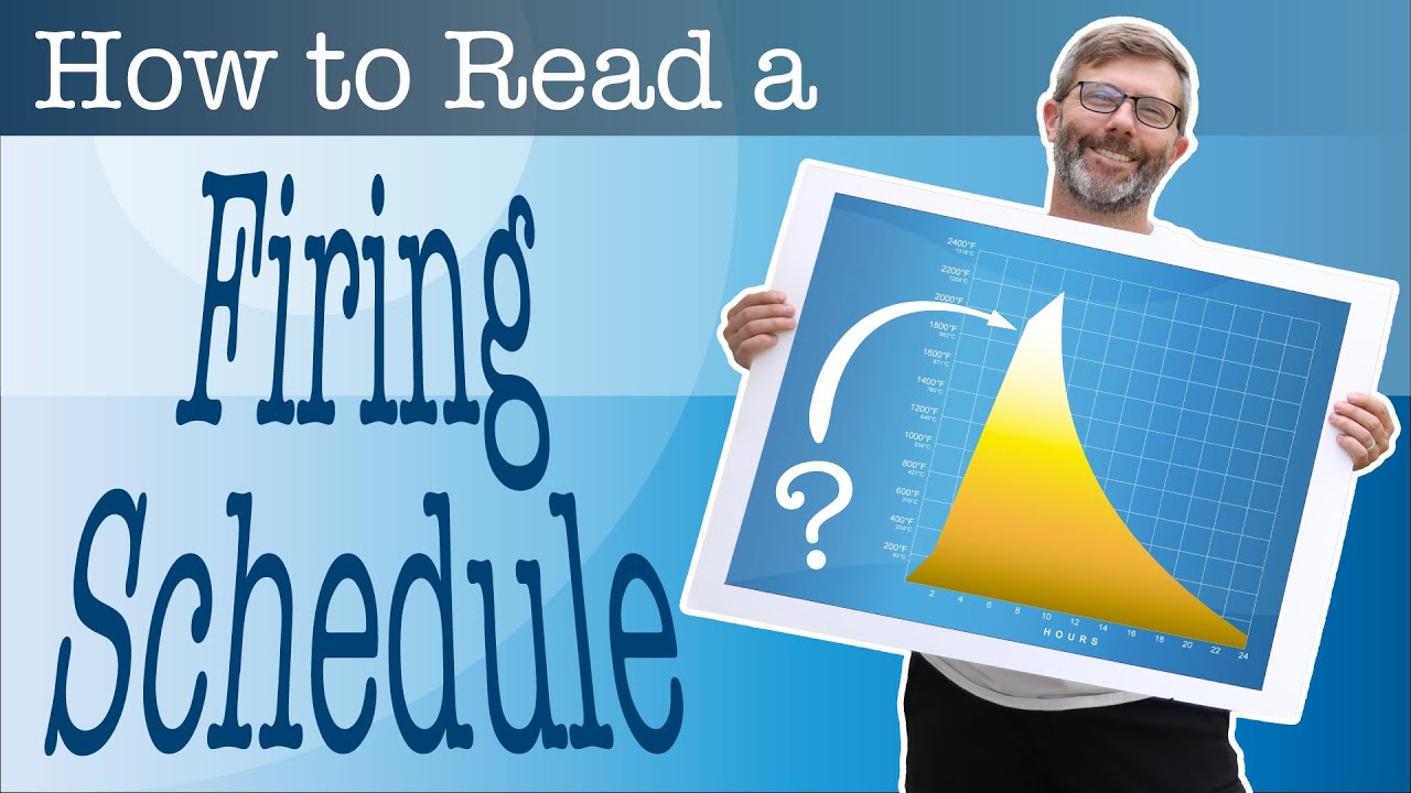 How to Read a Firing Schedule and Program a Fast Glaze Fire into your Kiln