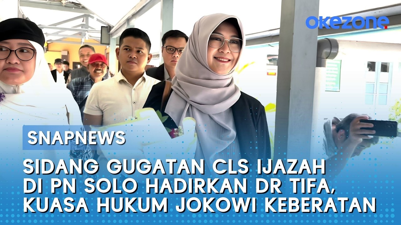 Sidang Gugatan CLS Ijazah di PN Solo Hadirkan dr Tifa, Kuasa Hukum Jokowi Keberatan