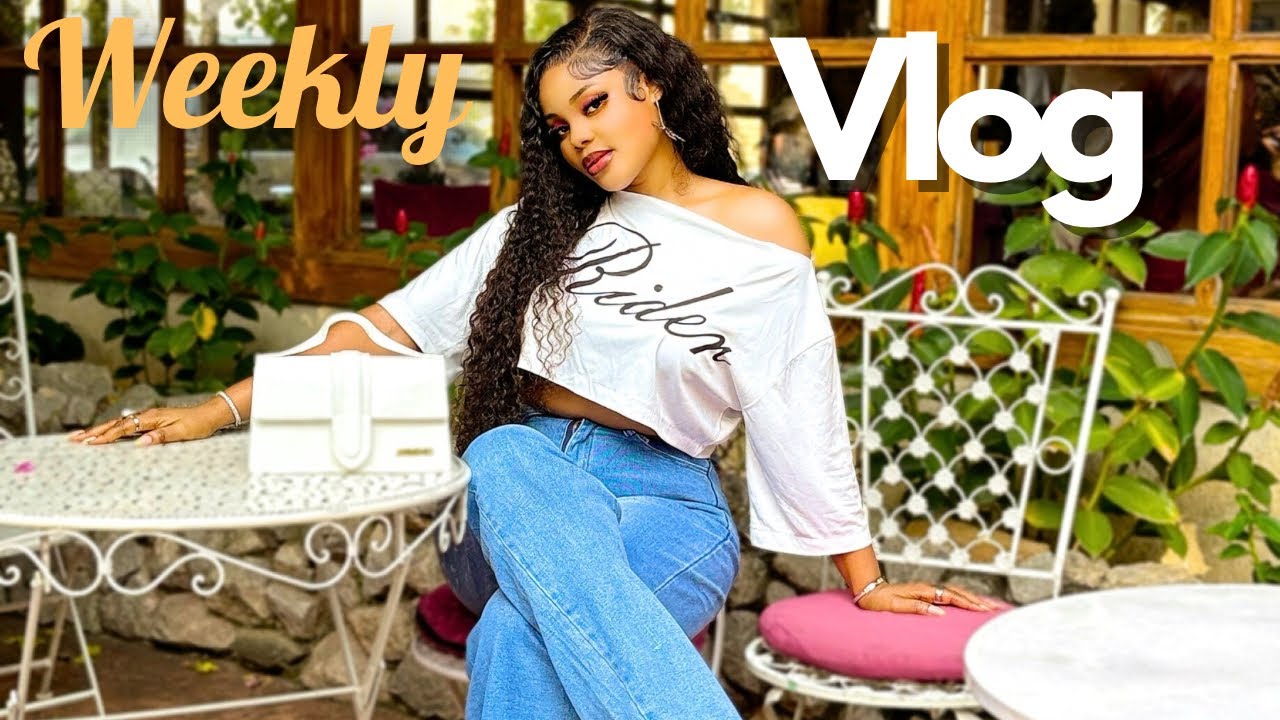 Soft-Girl Week in My Life & / Pink Party,Salon Day & Café Vibes/ Weekly Vlog