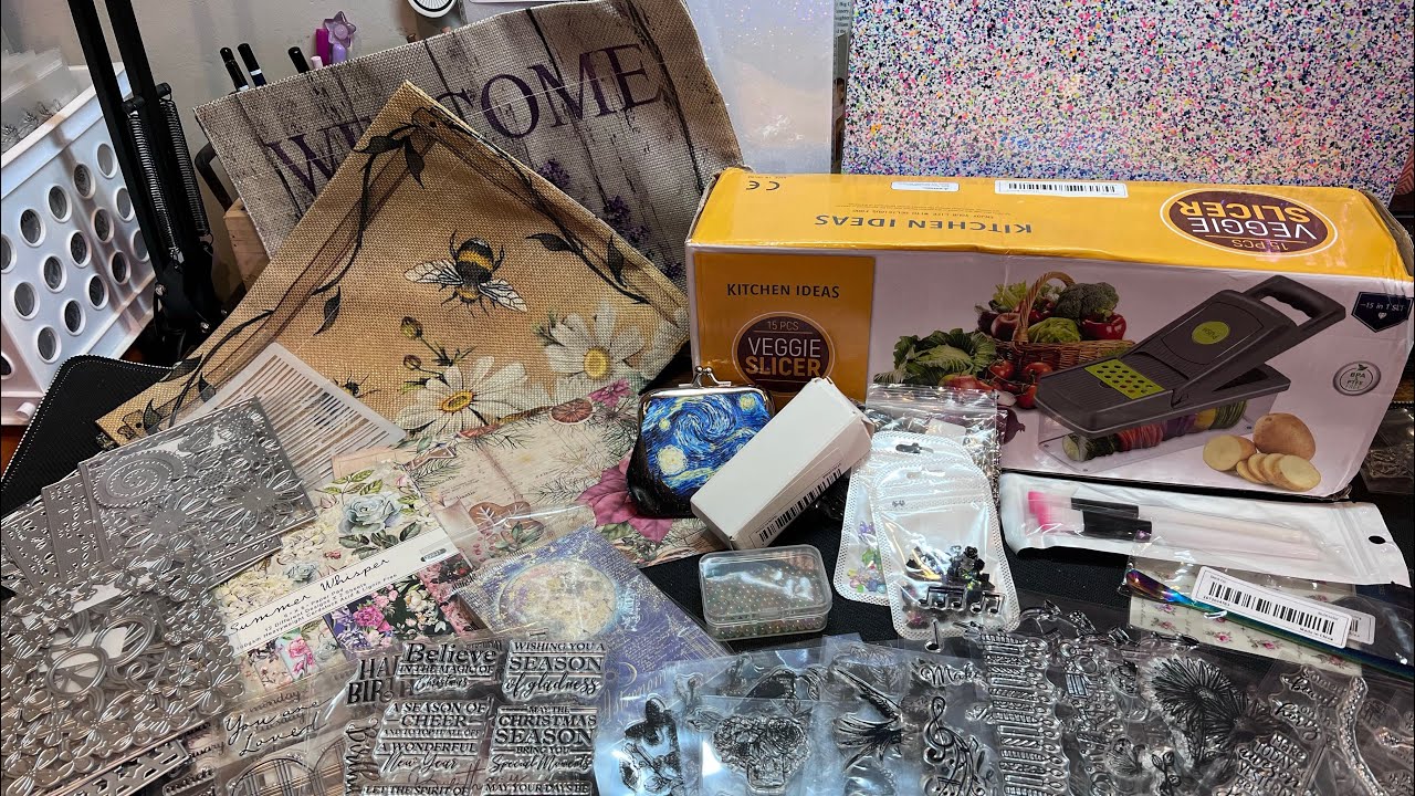 TEMU Haul - Lots of Dies and Stamps