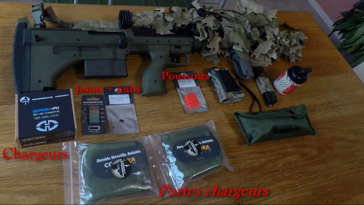 Nouvelles pièces Silverback pour SRS A1 (2018) [revue n°1]