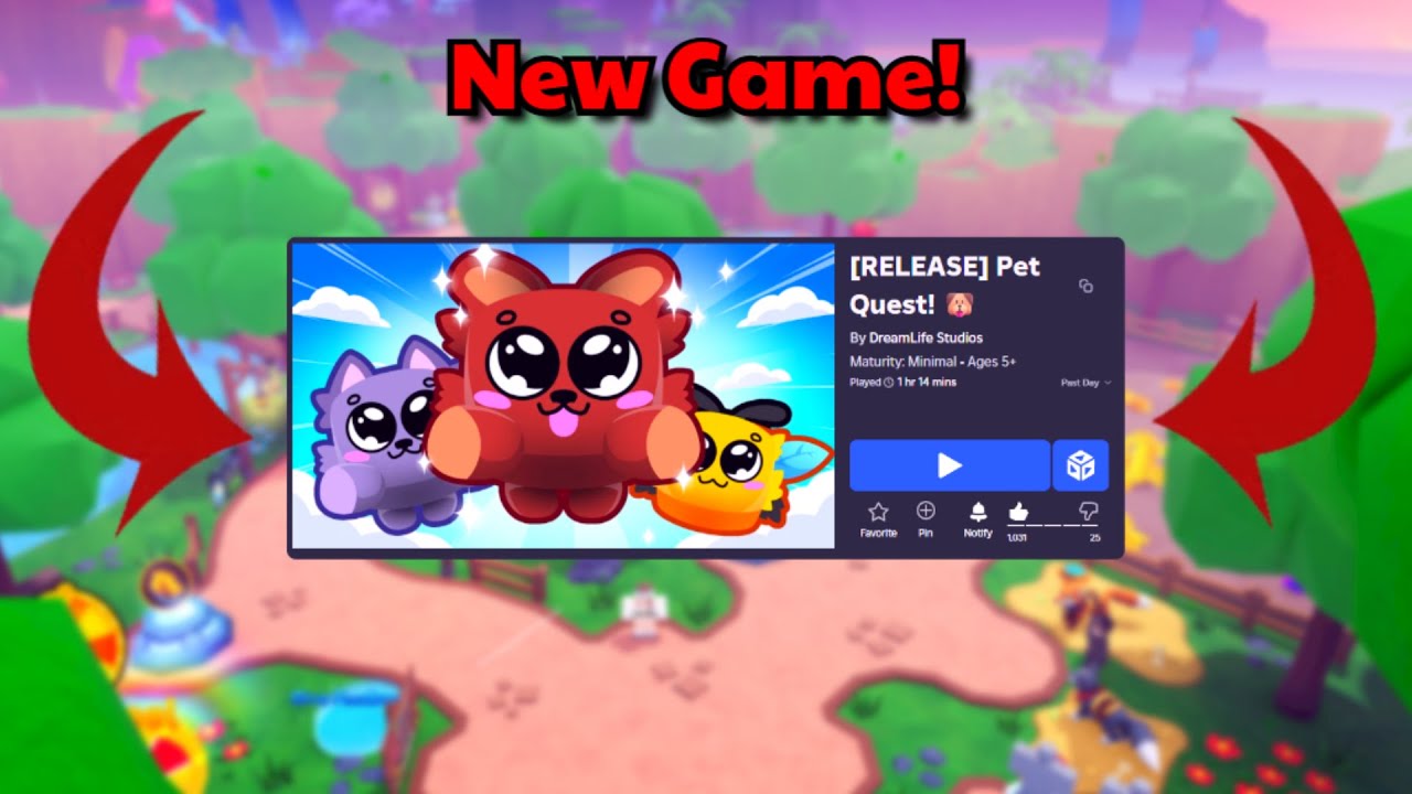 Roblox Pet Quest шокирующе хорош..