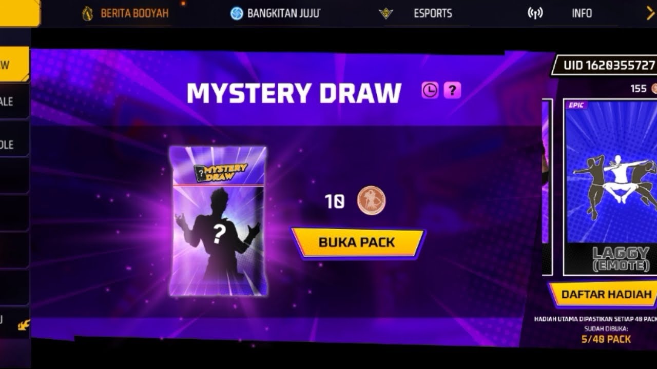 SPIN MYSTERY DRAW FREE FIRE PART6