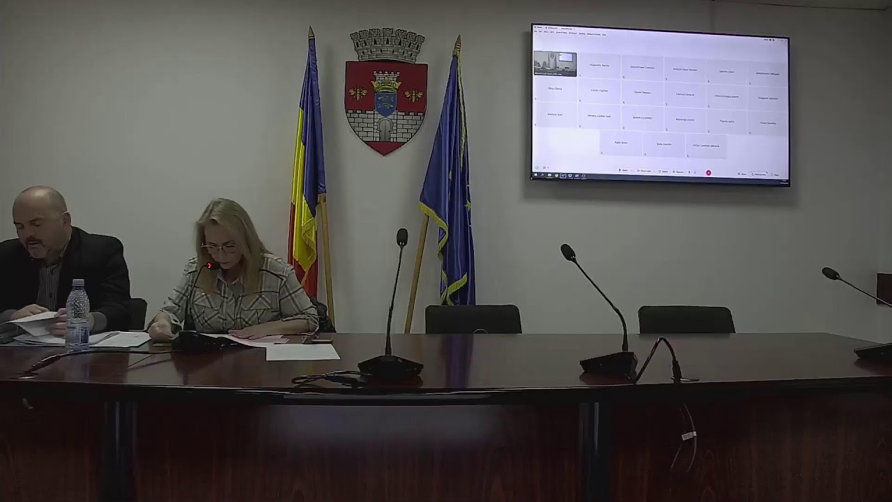 Ședință extraordinară a Consiliului Local Vaslui 11.05.2023
