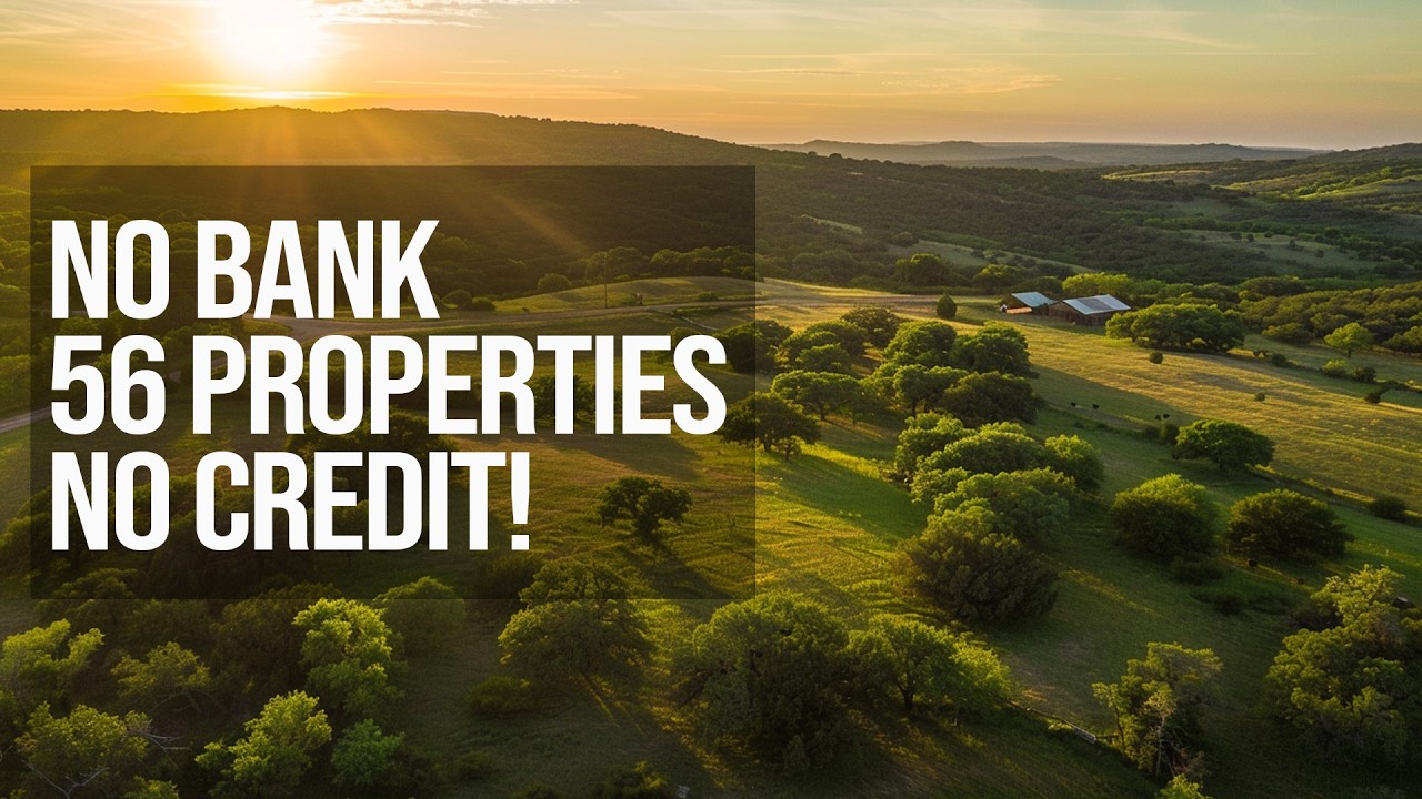 Land for Sale |  NO BANK - NO CREDIT | 56 Properties