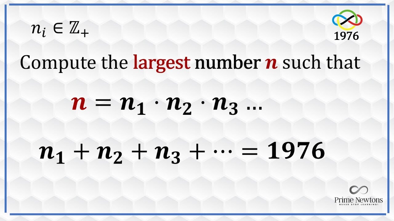 Compute the largest number