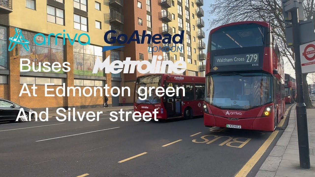 Buses at Edmonton Green and Silver Street