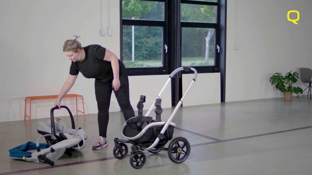 How to install carseat | Quinny VNC – Newborn stroller