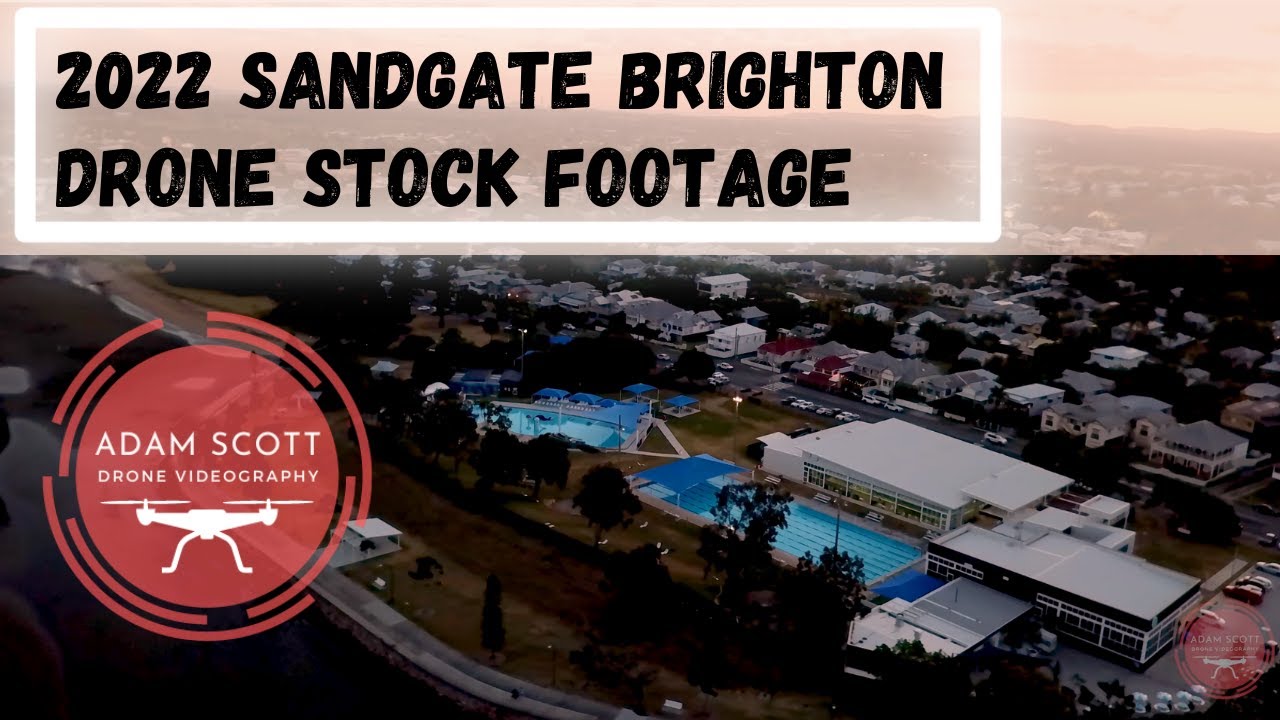 2022 Sandgate - Brighton Foreshore Drone Stock Footage by Adam Scott