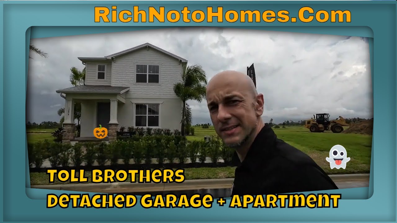 Westhaven at Ovation Winter Garden Liston Model House + Garage Apartment Toll Brothers Bungalow