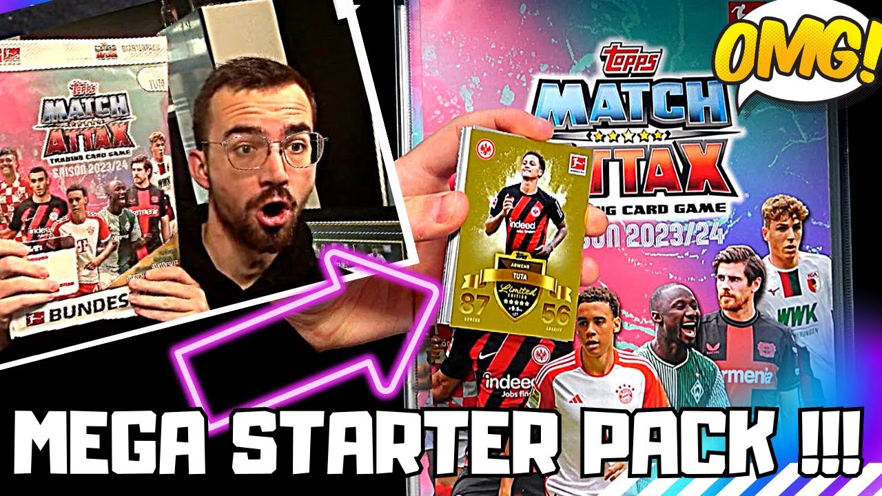 OMG !! 😱🔥 TOPPS MATCH ATTAX BUNDESLIGA 2023/24 MEGA STARTER PACK