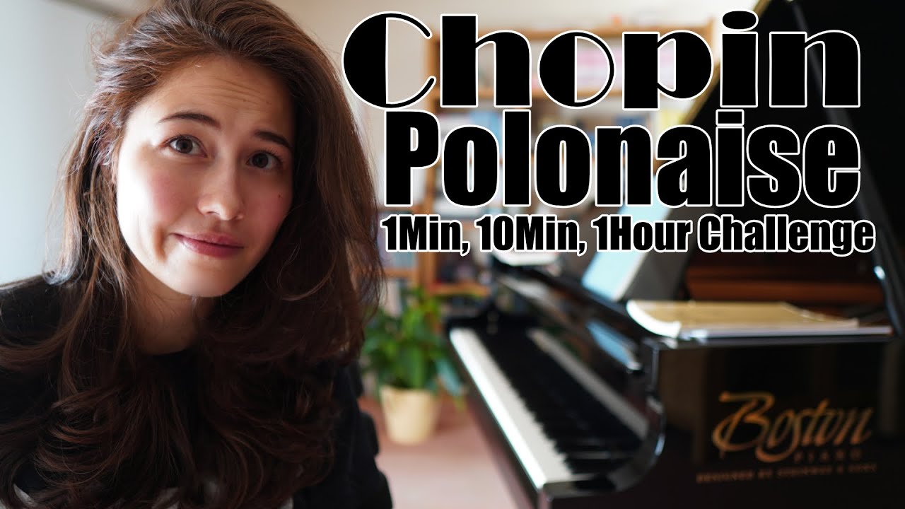 1Min, 10Min, 1Hour Challenge: Chopin Polonaise Op.40 No.1