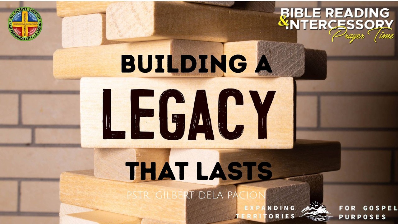 Online Prayer Ministry - A Legacy that lasts