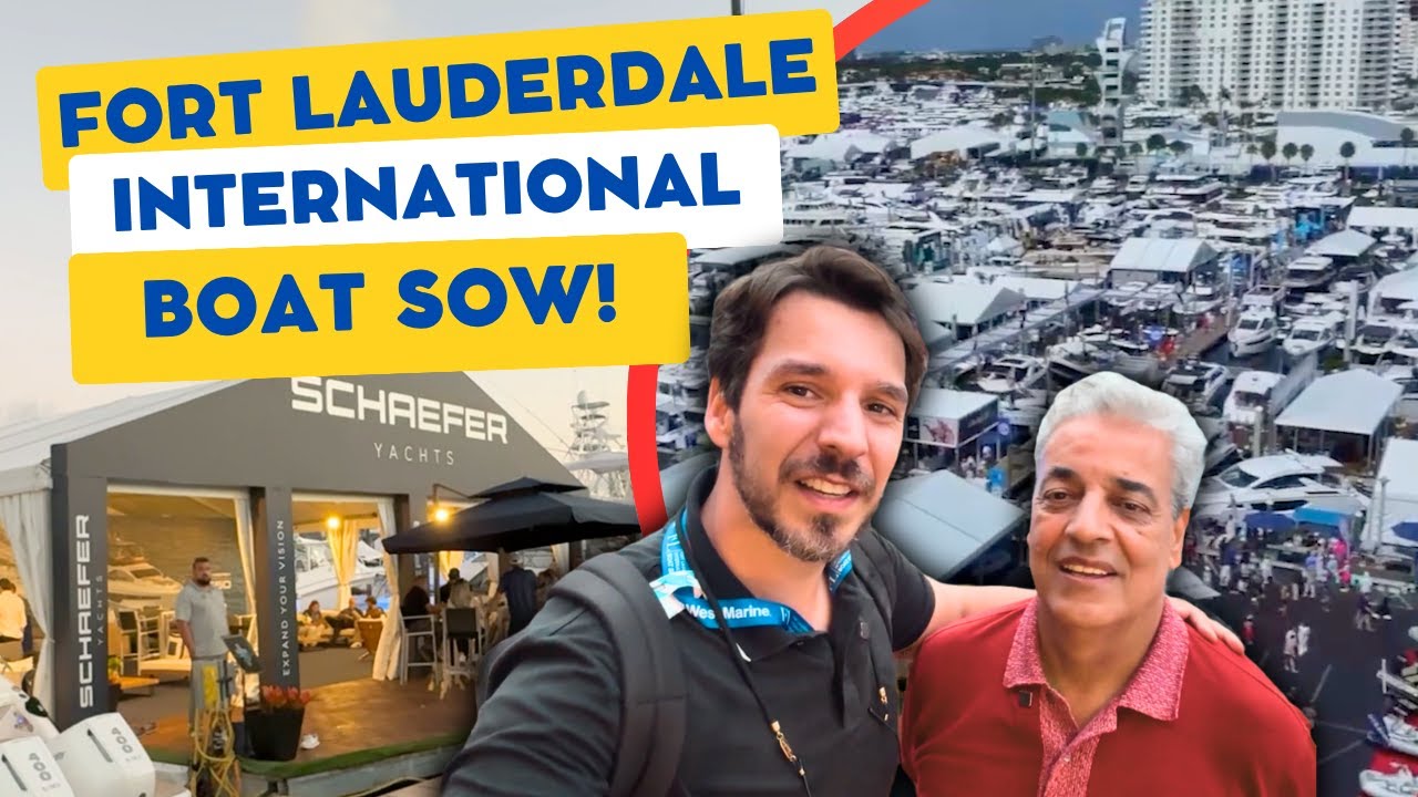 FORT LAUDERDALE INTERNATIONAL BOAT SHOW!