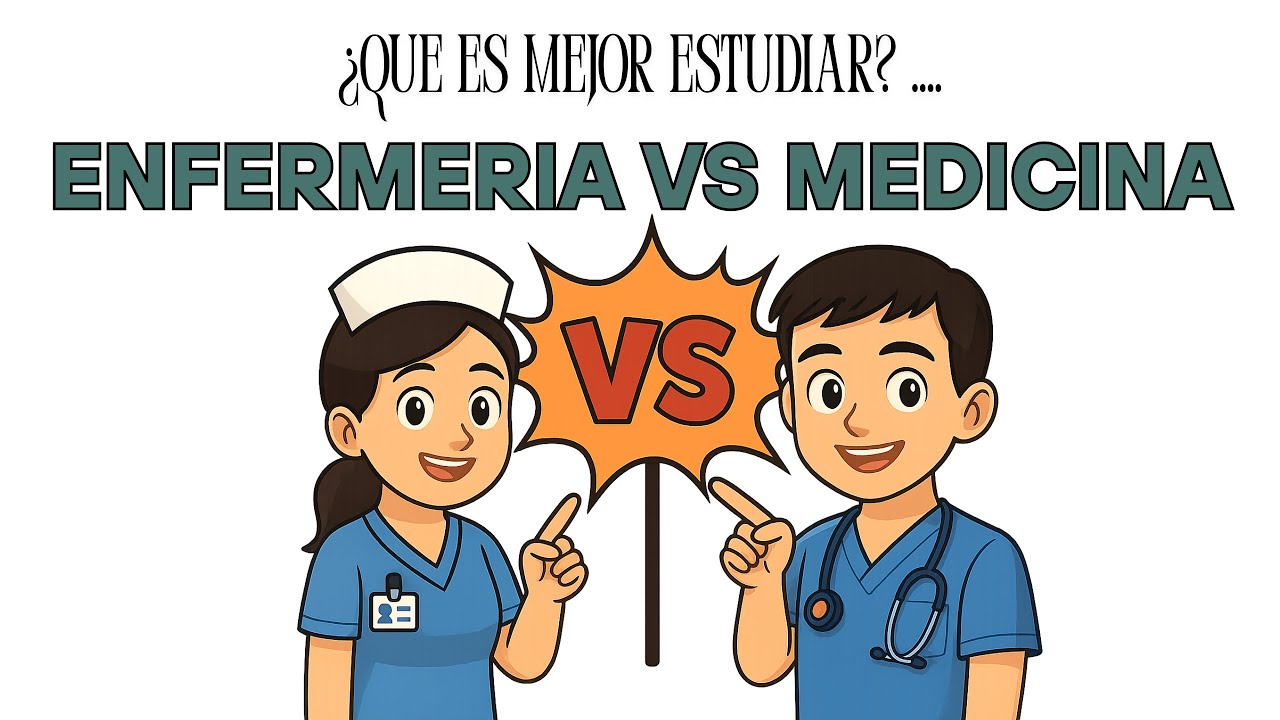 ⚖️ ENFERMERÍA VS. MEDICINA – ¿QUÉ CARRERA ES PARA TI?
