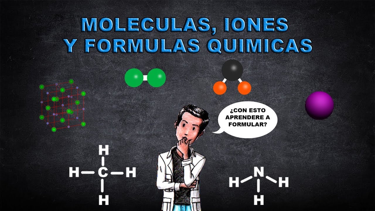Moléculas, iones y fórmulas químicas