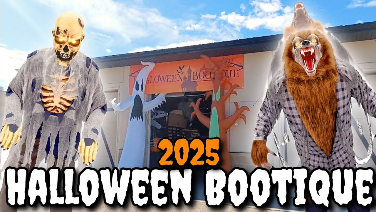 Halloween Bootique 2025 | Уникальный магазин товаров для Хэллоуина с множеством аниматроников и н...