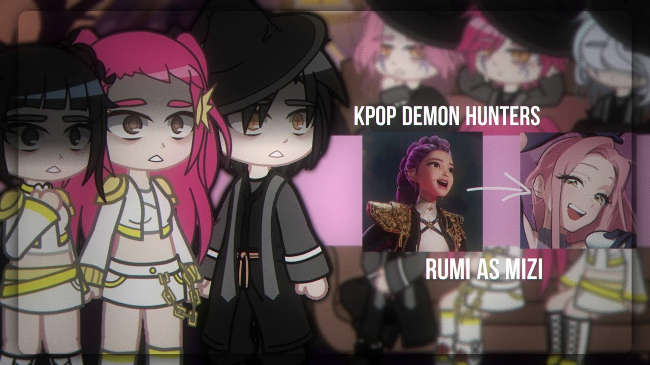 KPOP DEMON HUNTERS REACT TO RUMI AS MIZI | ALIEN STAGE • GACHA CLUB