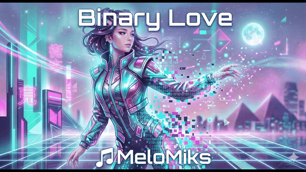 💻 Deep Techno / Synth-Pop | Binary Love #electronicmusic  #cyberpunk  #electronicmusic