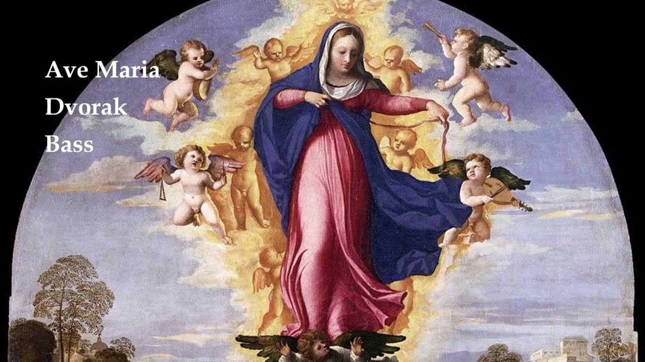Ave Maria, Dvorak, Bass, FgStr2- Pf, v4s