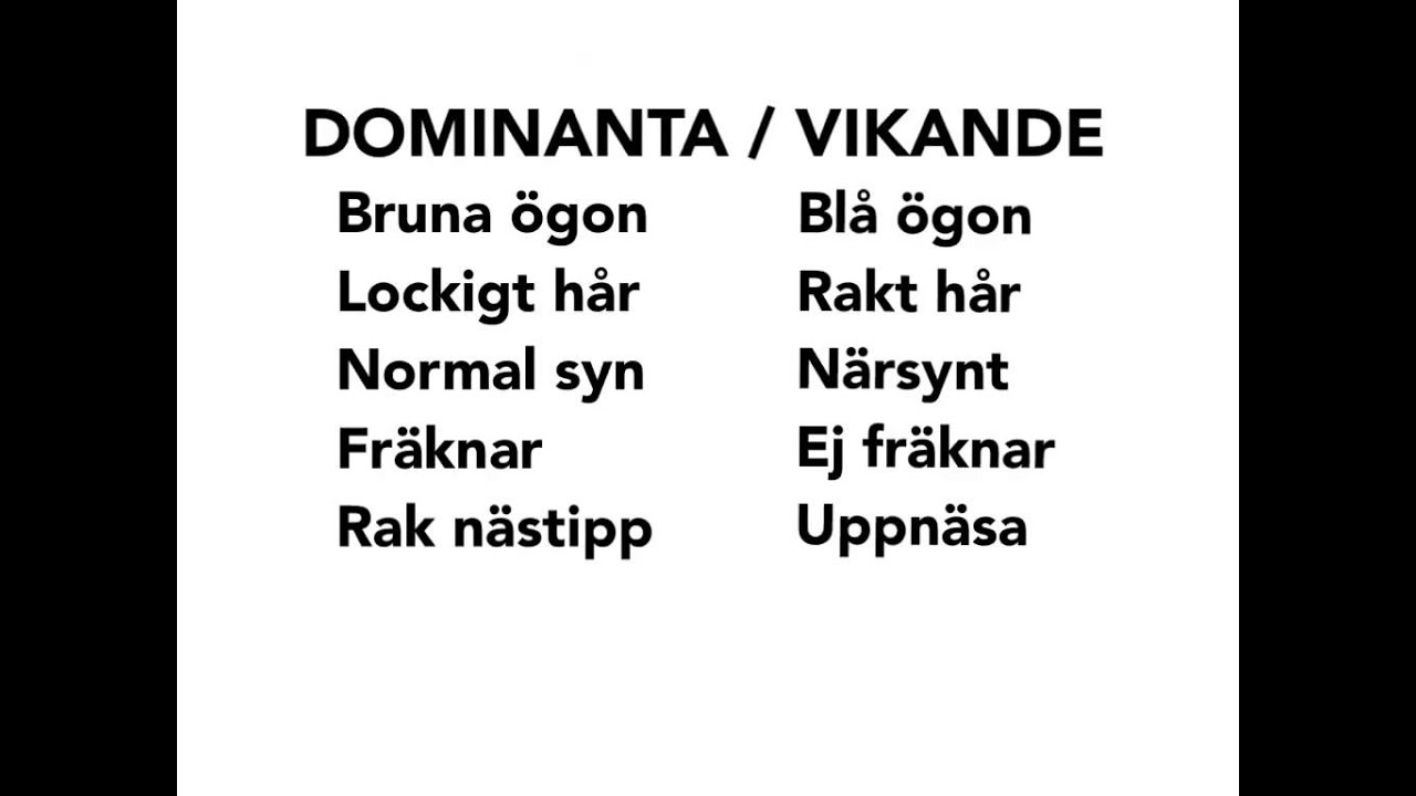 Genetik del 2