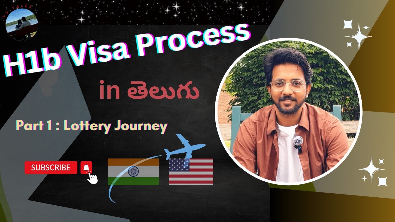 H1B Visa Lottery Process in Telugu | My Personal Experience | #vvtales