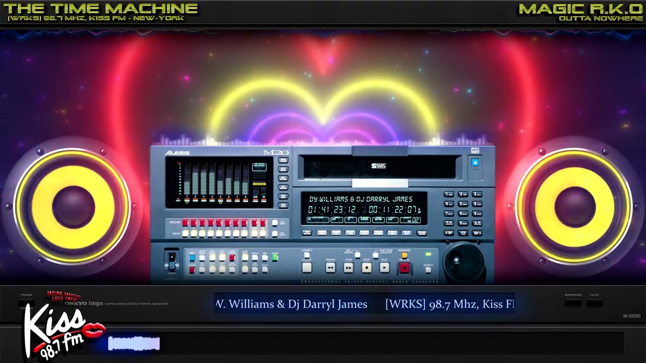 [WRKS] 98.7 Mhz, Kiss FM (1992-02-14) Kiss Mix At Six Valentine's Day with W. Williams & Dj D. James