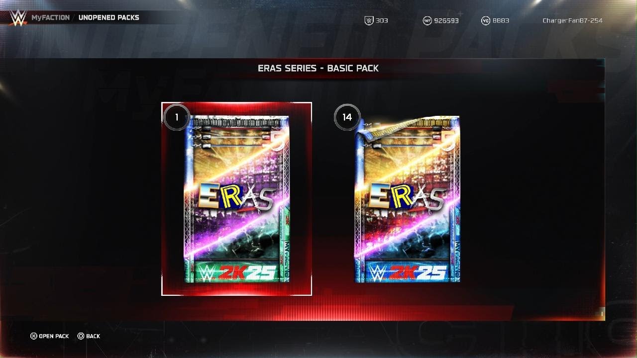 WWE 2K25 MyFaction: Pack Opening - Eras