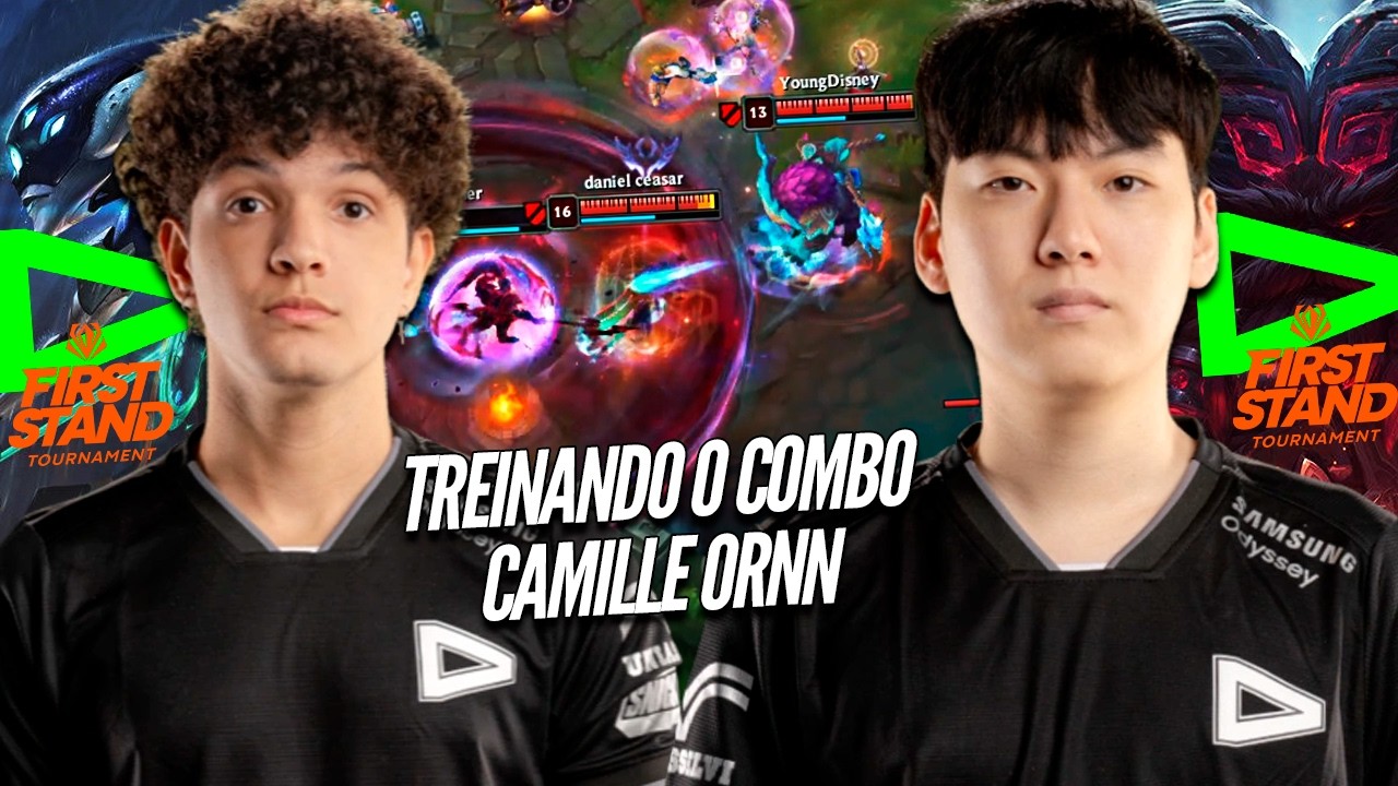 LOUD XYNO e LOUD YOUNGJAE TREINANDO CAMILLE e ORNN PARA O FIRST STAND