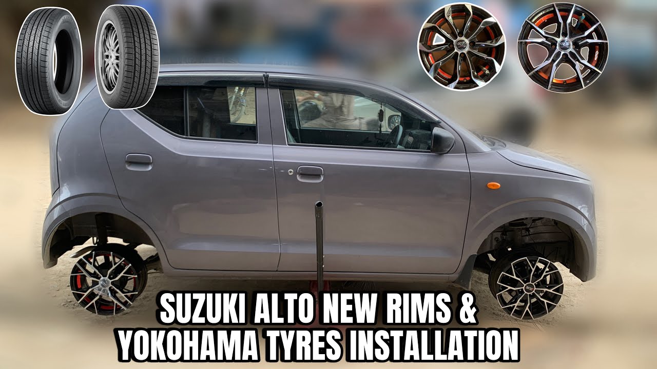 New Look In Suzuki Alto 2024 | Yokohama Tyres 175/70R13 & New Alloy Wheels Upgrade Latest Price 2024