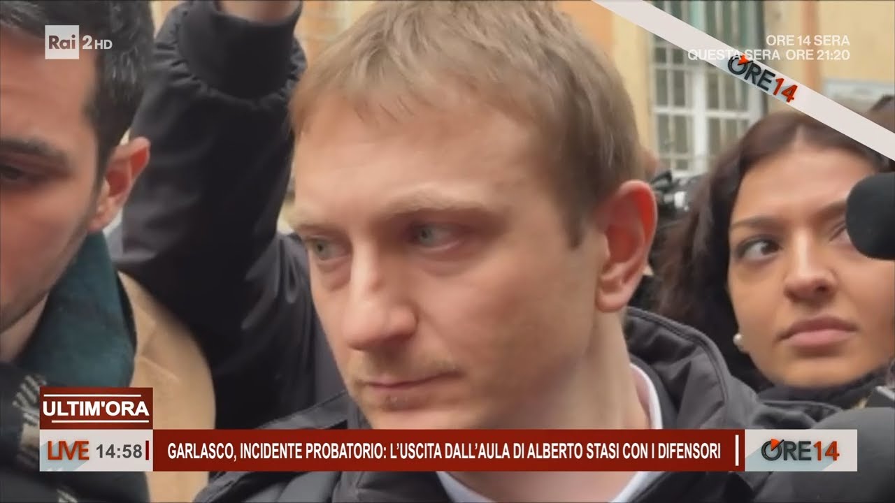 Garlasco, l'uscita dall'aula di Alberto Stasi - Ore 14 del 18/12/2025