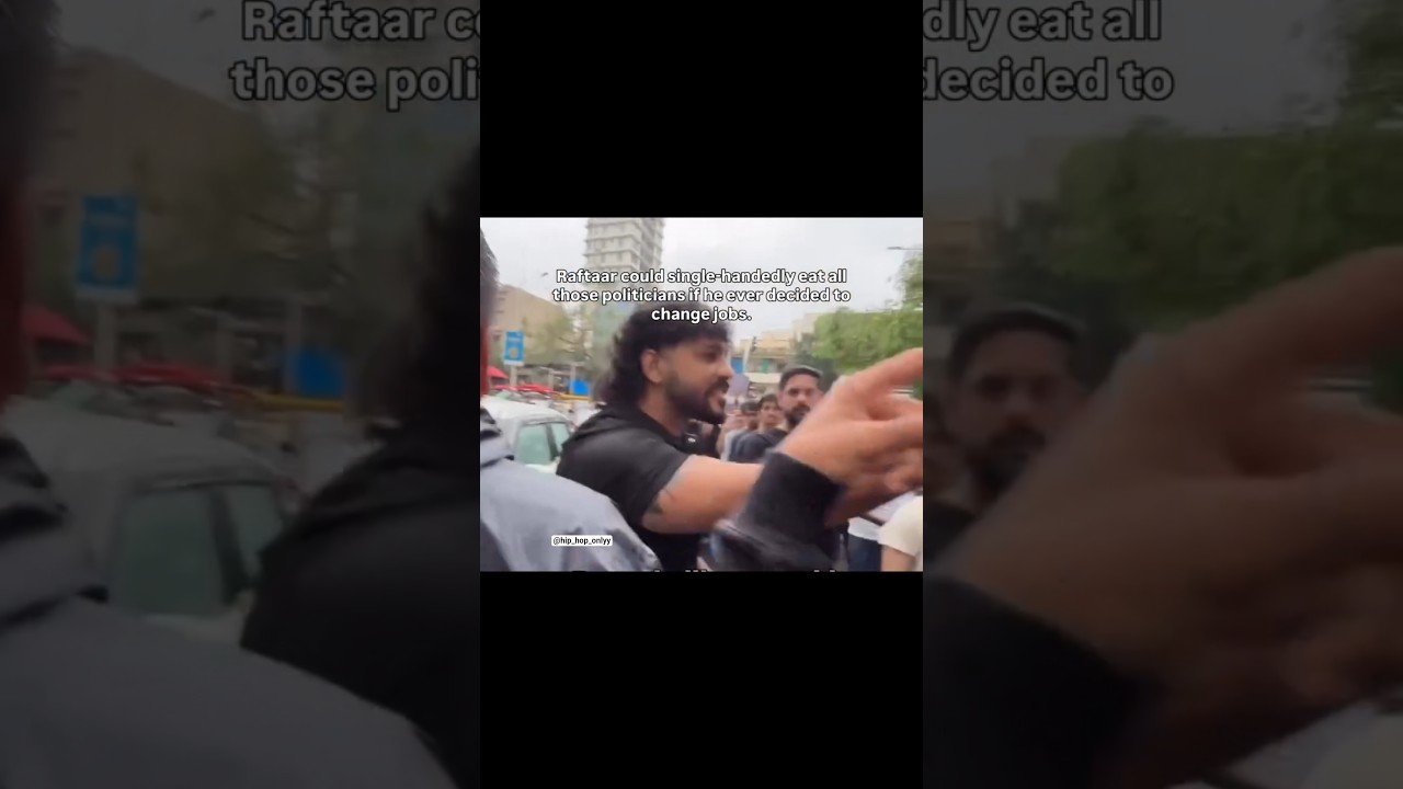 Raftaar in CJP protest Raftaar CJP cockroach janta party want resignation of Dharmendra Pradhan #cjp