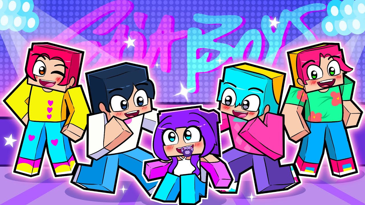 Minecraft'ta SAJA BOYS Tarafından Büyütüldüm!
